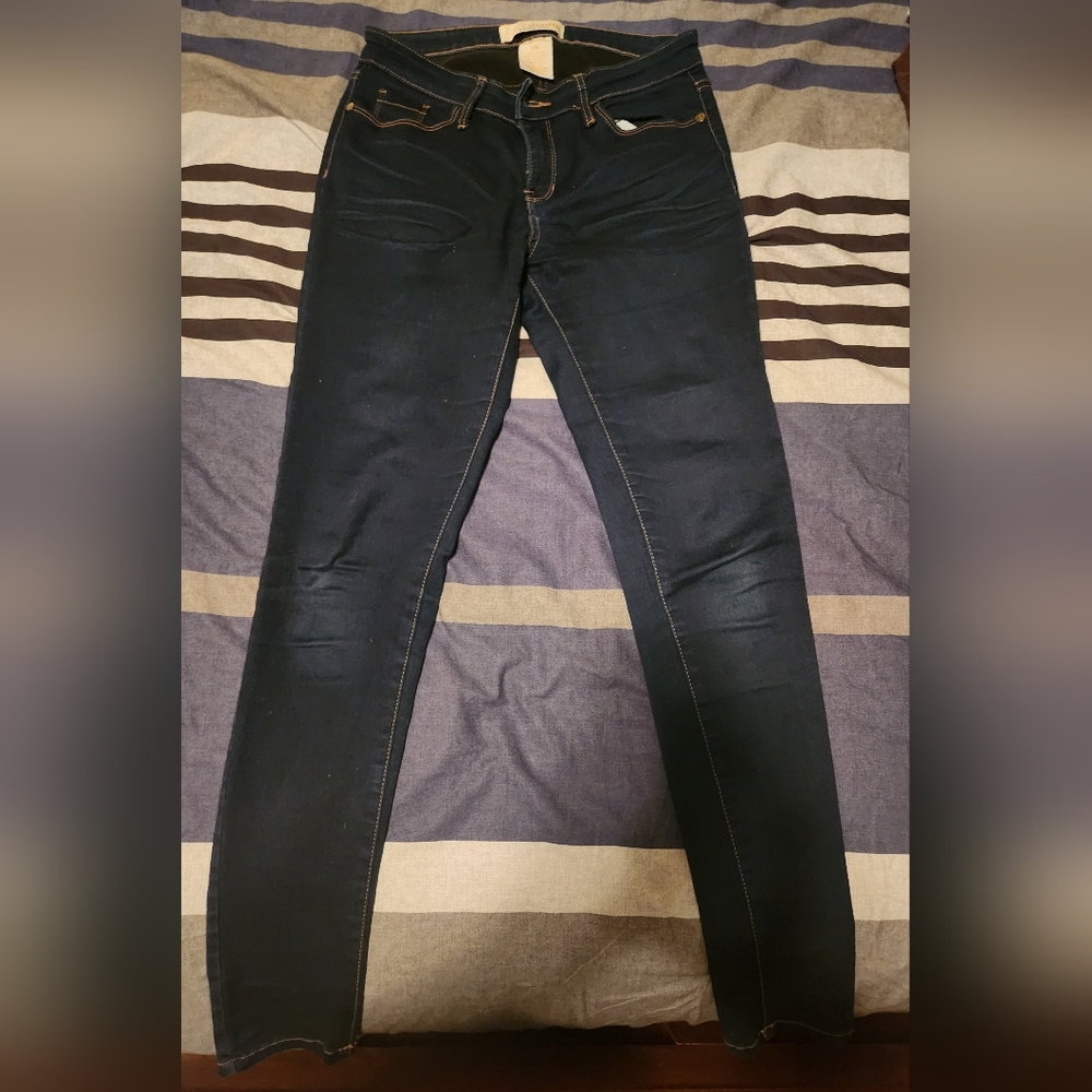 Cafe Denim Dark Wash low rise Skinny jeans